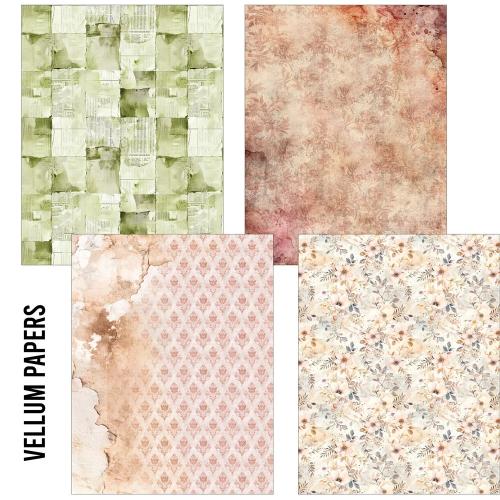 Ciao Bella Lost in Time Craftmix Mixed A5 Paper Pack (8pcs) (MC007)