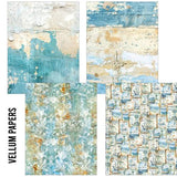 Ciao Bella Edge of the Ocean Craftmix Mixed A5 Paper Pack (8pcs) (MC008)