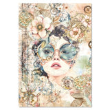 Ciao Bella Lost in Time A4 Mixed Media Rice Paper (4pcs) (MF007)