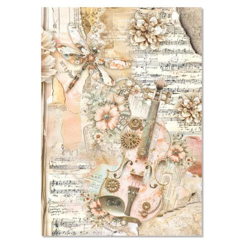 Ciao Bella Lost in Time A4 Mixed Media Rice Paper (4pcs) (MF007)
