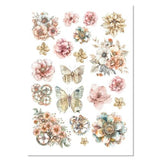 Ciao Bella Lost in Time A4 Mixed Media Rice Paper (4pcs) (MF007)