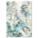 Ciao Bella Edge of the Ocean A4 Mixed Media Rice Paper (4pcs) (MF008)