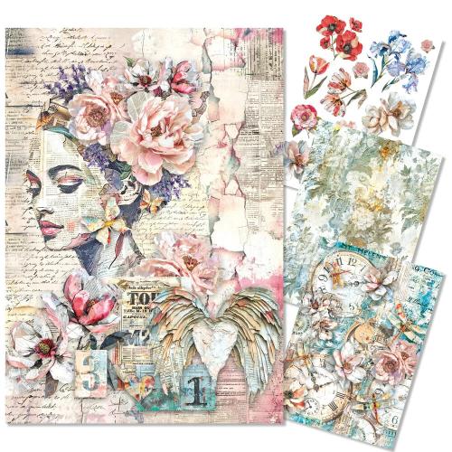 Ciao Bella The Sound of Spring A4 Mixed Media Rice Paper (4pcs) (MF009)