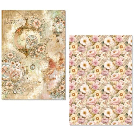 Ciao Bella Lost in Time A5 Rice Paper Mixed (8pcs) (MFS007)