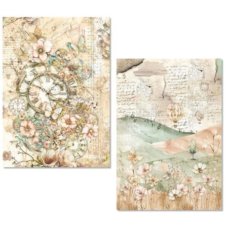 Ciao Bella Lost in Time A5 Rice Paper Mixed (8pcs) (MFS007)