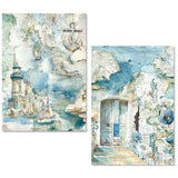 Ciao Bella Edge of the Ocean A5 Rice Paper Mixed (8pcs) (MFS008)
