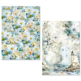 Ciao Bella Edge of the Ocean A5 Rice Paper Mixed (8pcs) (MFS008)