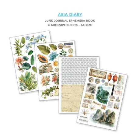 Ciao Bella Asia Diary A4 Junk Journal Ephemera Book (32pcs) (CBB028)