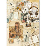 Ciao Bella Seventies A5 Rice Paper Mixed (8pcs) (CBRS043)