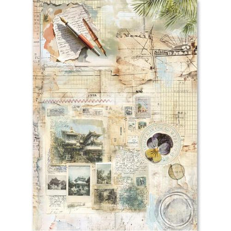 Ciao Bella Asia Diary A5 Rice Paper Mixed (8pcs) (CBRS044)