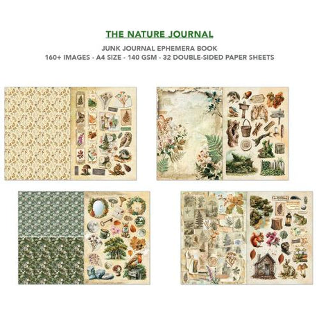 Ciao Bella The Nature Journal A4 Junk Journal Ephemera Book (32pcs) (CBB030)