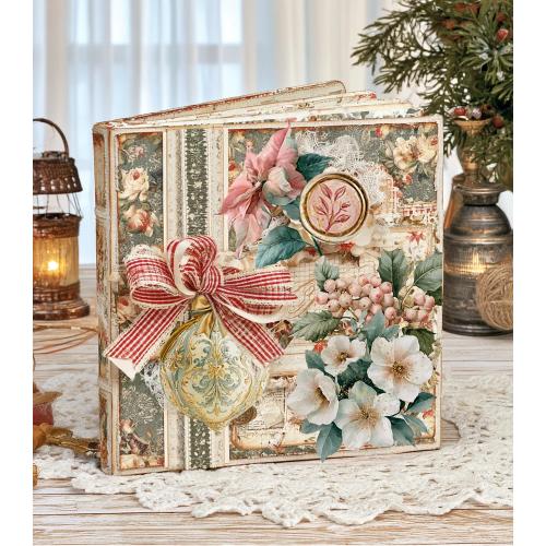Ciao Bella Golden Winter A4 Junk Journal Ephemera Book (32pcs) (CBB032)