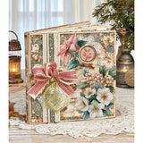 Ciao Bella Golden Winter A4 Junk Journal Ephemera Book (32pcs) (CBB032)