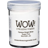 WOW! Embossing Powder 160ml Opaque Bright White Superfine