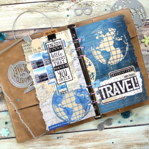 Elizabeth Craft Designs - Planner Essentials 28 - Globe