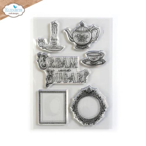 Elizabeth Craft Designs - Clear Stamps-Cream & Sugar