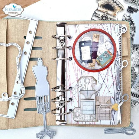 Elizabeth Craft Designs - Sidekick Essentials 26 - Yarn Card w/ Scissors