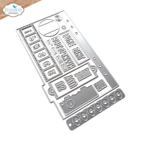 Elizabeth Craft Designs Tab 5 w/ Sliders Dies