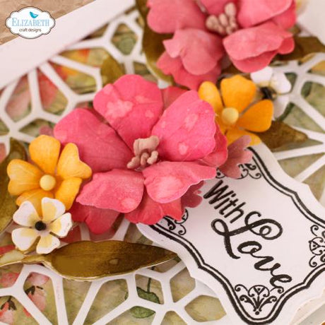 Elizabeth Craft Designs Garden Party Stamps A5 Elements (CS336)