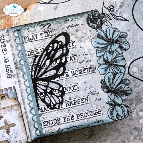 Elizabeth Craft Designs Journal Elements Journal Phrases 3 Stamp Set