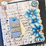 Elizabeth Craft Designs Journal Elements Stitched Borders Stamp Set