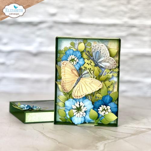 Elizabeth Craft Designs Evening Rose Dies Layered Butterflies