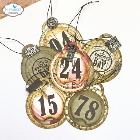 Elizabeth Craft Designs Favorite Humans Dies Postage Stamps Pocket Page Fillers 2 - Full Size