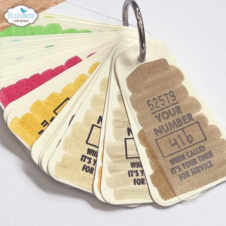 Elizabeth Craft Designs Favorite Humans Dies Postage Stamps Pocket Page Fillers 1 - Full Size