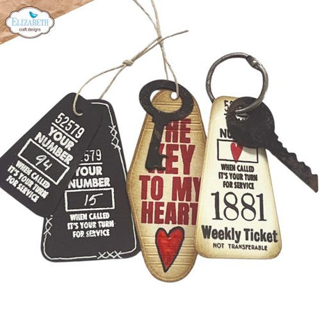 Elizabeth Craft Designs Favorite Humans Dies Postage Stamps Pocket Page Fillers 1 - Full Size