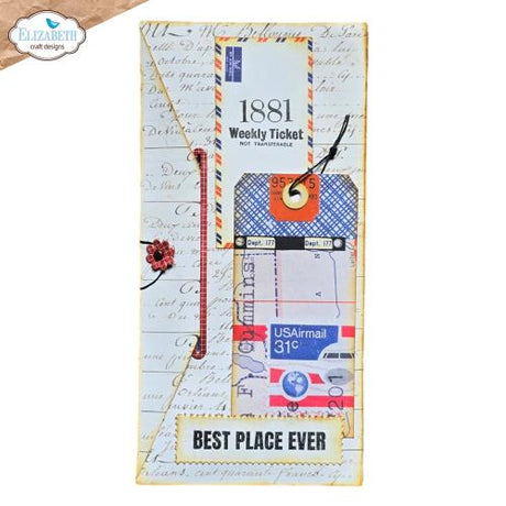 Elizabeth Craft Designs Favorite Humans Stamp & Dies Frida at Home