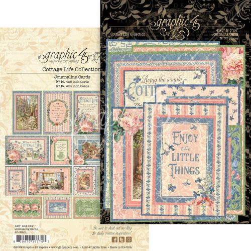 Graphic 45 Cottage Life Journaling Cards