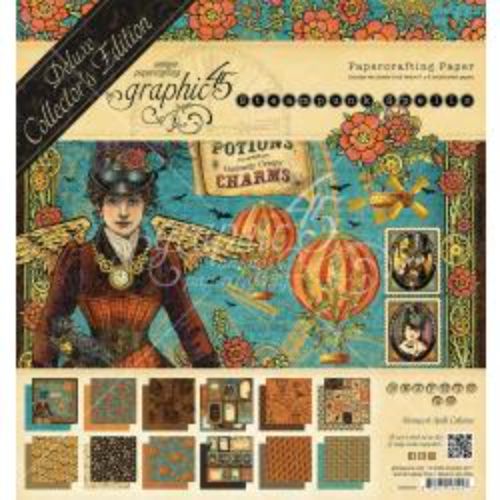 Graphic 45 - Steampunk Spells 8x8 Pack