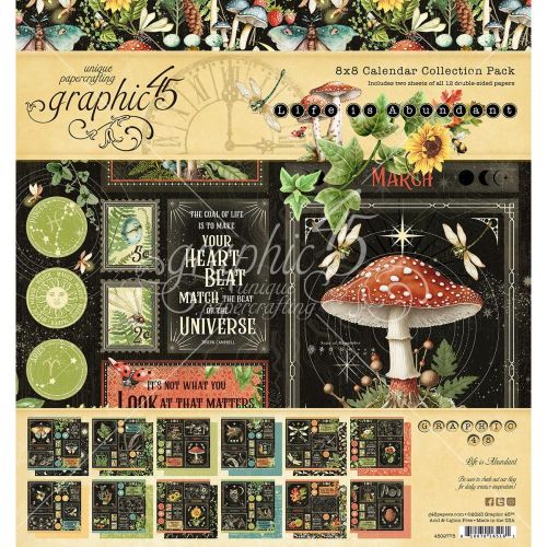 Graphic 45 - Life is Abundant 8x8 Collection Pack