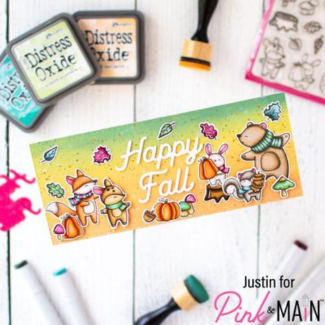 Pink & Main - Autumn Greetings Dies
