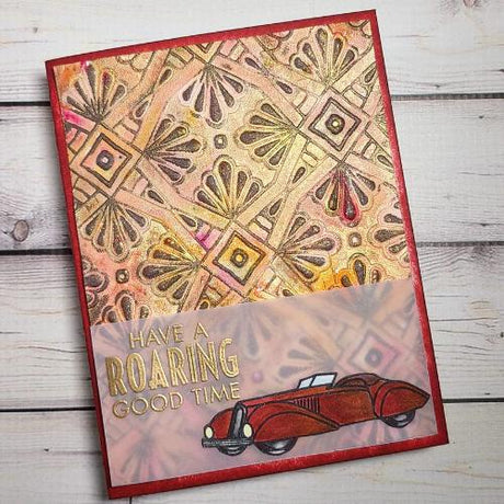 Spellbinders - Luxe Backdrop and Border 3D Emboss & Cut Folder