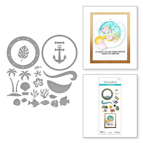 Spellbinders - Coastal Escape View Etched Dies