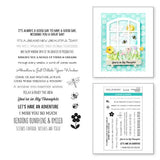 Spellbinders - Sending Sunshine Sentiments Clear Stamp Set