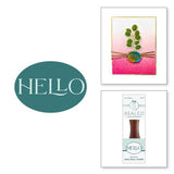 Spellbinders - Oval Hello Wax Seal Stamp