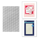 Spellbinders - Woven 3D Embossing Folder