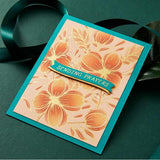 Spellbinders - Glimmering Buttercups Glimmer Plate and Stencil Bundle