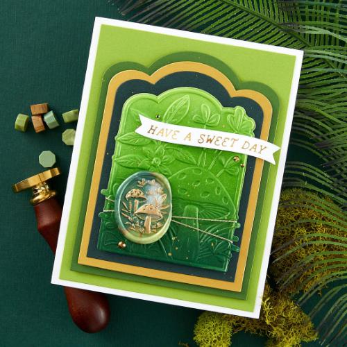 Spellbinders - Forest Mushrooms Wax Seal Stamp