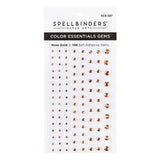 Spellbinders - Rose Gold Color Essentials Gems