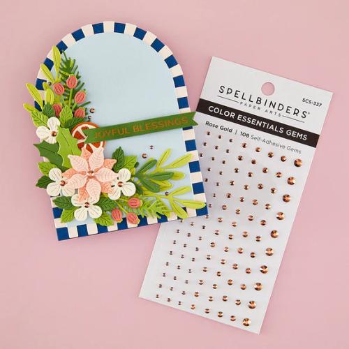 Spellbinders - Rose Gold Color Essentials Gems