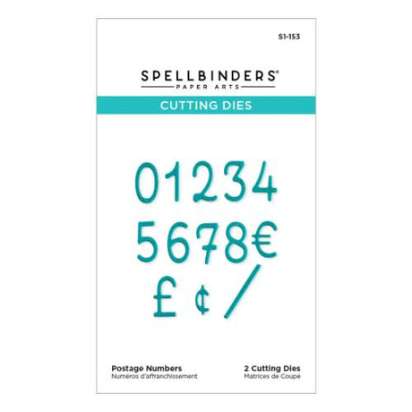 Spellbinders - Postage Numbers Etched Dies
