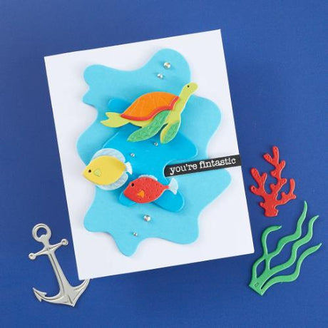 Spellbinders - Underwater Marine Life Etched Dies