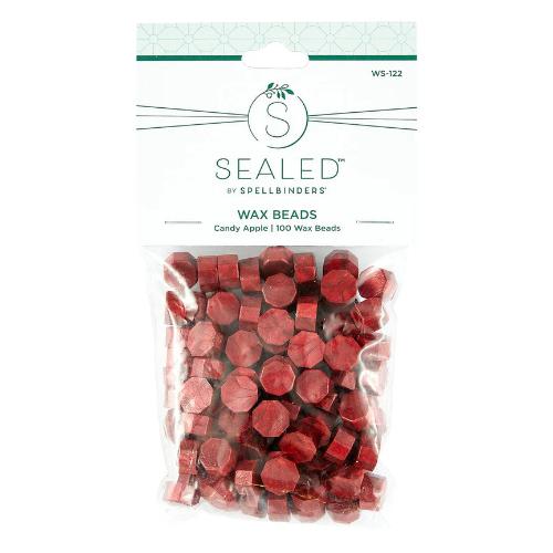 Spellbinders - Candy Apple Wax Beads from the Sealed 3D Christmas Collection