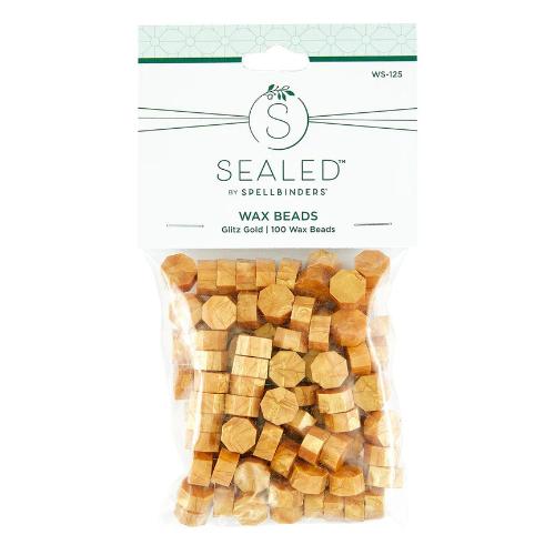 Spellbinders - Glitz Gold Wax Beads from the Sealed 3D Christmas Collection