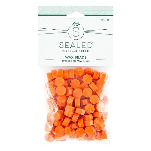 Spellbinders - Orange Wax Beads from the Sealed 3D Christmas Collection