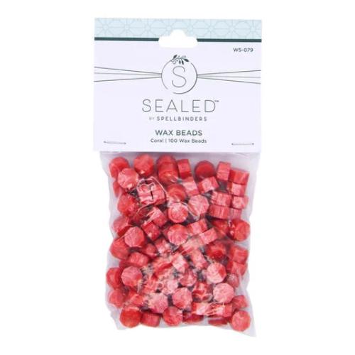 Spellbinders - Vibrant Red Wax Beads from the Sealed 3D Christmas Collection