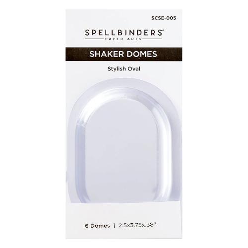 Spellbinder - Stylish Oval Shaker Dome - 6 Pack